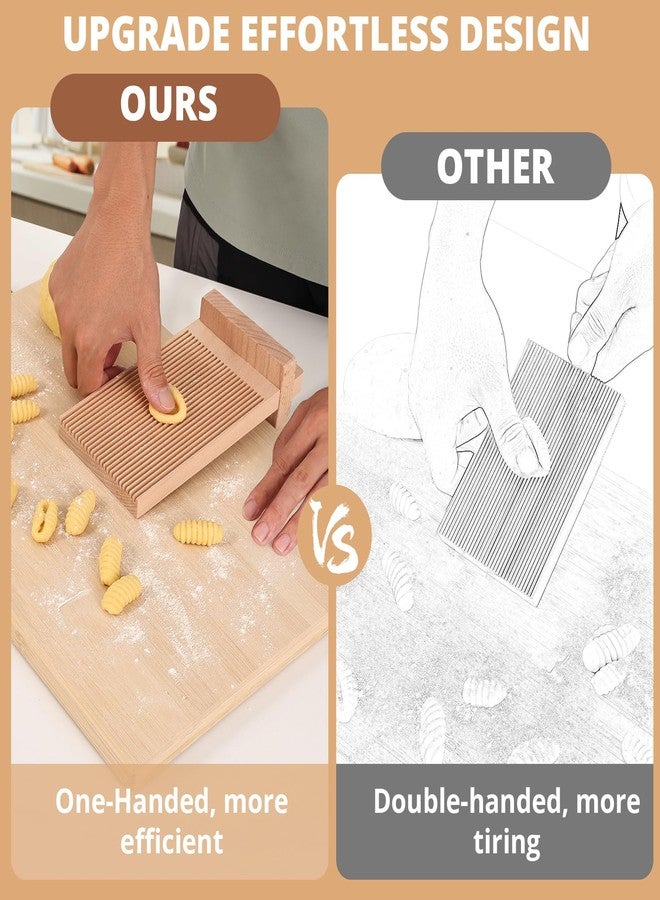 لوح صنع النيوكي بتصميم سهل الاستخدام بيد واحدة، مجداف كبير لصنع النيوكي في المنزل - Image 4