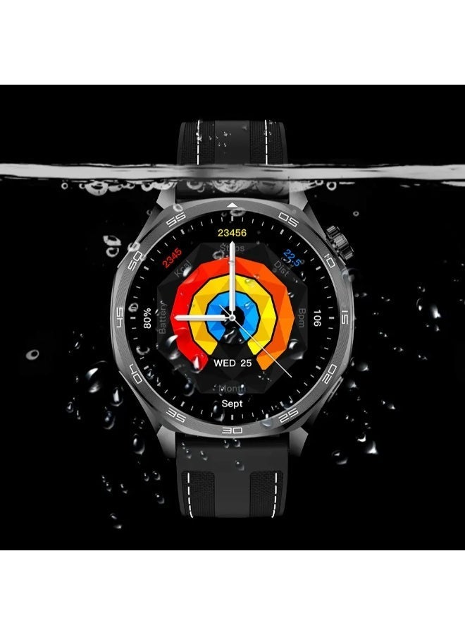 Aurafit Smartwatch Aurafit NEXA4 AM29 -MEN WATCH AMOLED Display - Built-in GPS - Bluetooth Calls - Strong Battery  - Black Color - Image 4
