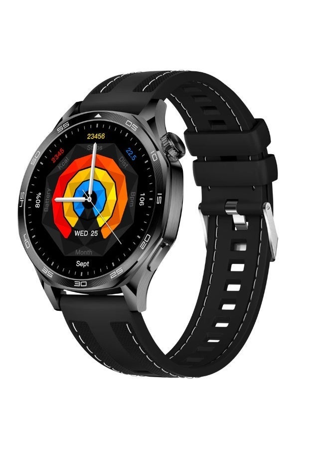 Aurafit Smartwatch Aurafit NEXA4 AM29 -MEN WATCH AMOLED Display - Built-in GPS - Bluetooth Calls - Strong Battery  - Black Color - Image 2