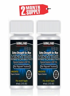 Minoxidil 5% - The Reliable Hair Growth Solution for Men Pack Of 2