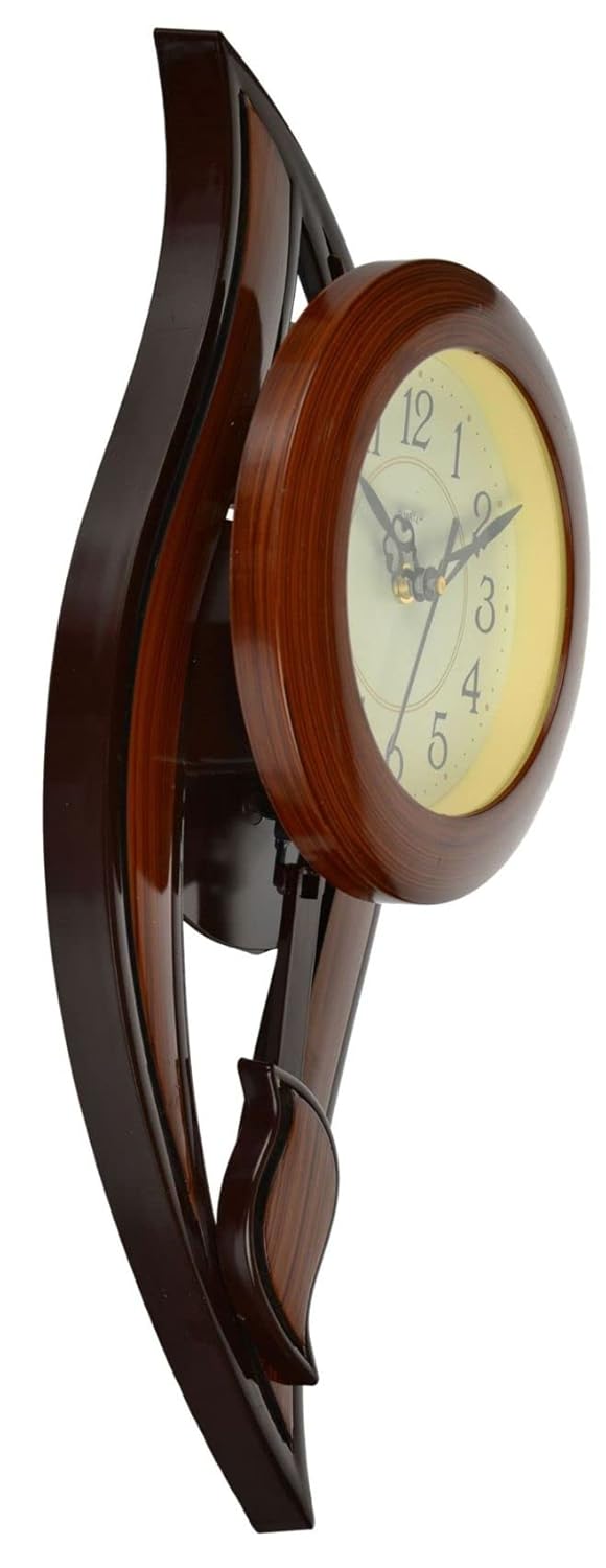 Harbour Analog Latest Stylish New Models Wall Clock with Pendulum for Home Living Room Hall Bedroom Size Height 425 CM X Width 175 CM Home Decor Big Size Wall Clock MJ 18 SLMG 1 - Image 4