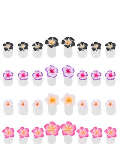 32 pcs Silicone Toe Separators Flower Spacers Reusable Pedicure Dividers Nail Art Manicure Polish Guards DIY Tools for Home Salon