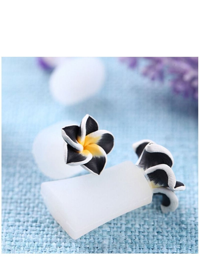 NIBEMINENT - 32 pcs Silicone Toe Separators Flower Spacers Reusable Pedicure Dividers Nail Art Manicure Polish Guards DIY Tools for Home Salon - Image 1