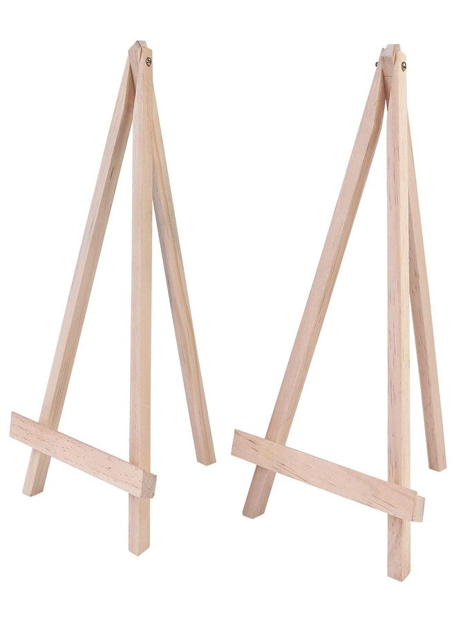 Ayatis Choco Canvas Easel Stand Tabletop A-Frame Medium Wooden Easel Size - 13 Inch Pack of 2 - Image 1