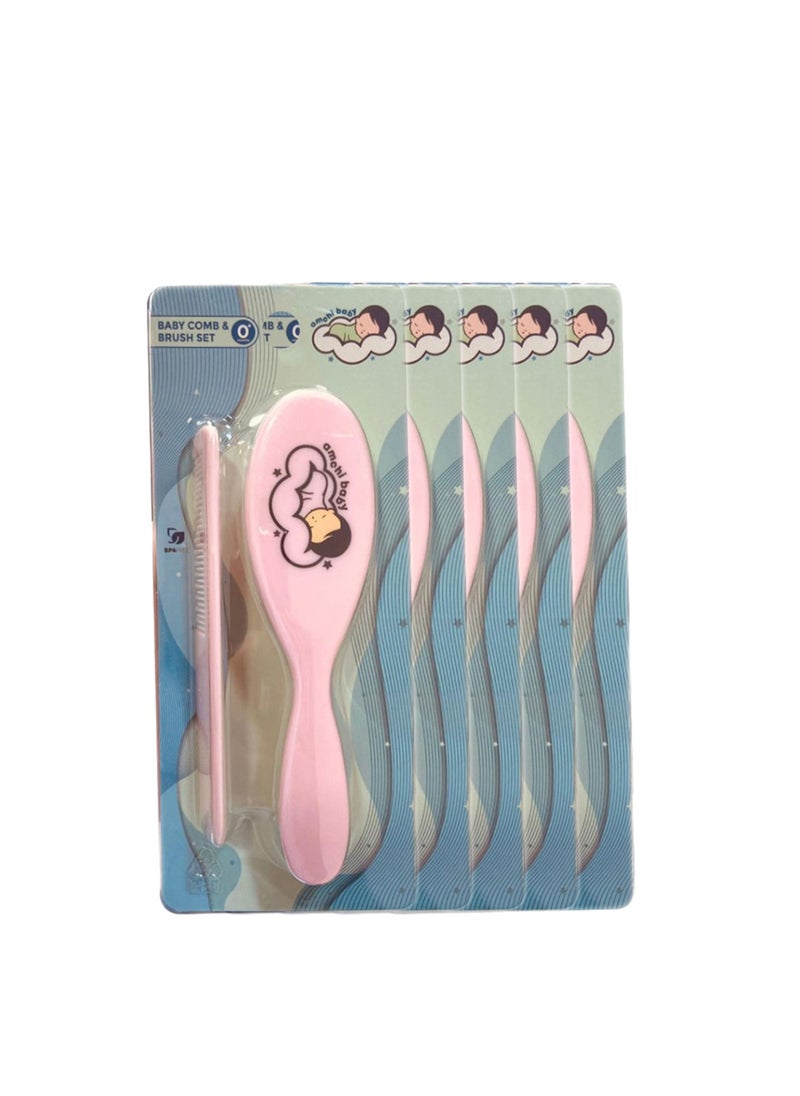 amchi baby Baby Comb Brush Set - Pack of 5  - Image 1