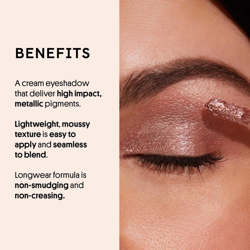 Winky Lux Chandelier Shimmer Cream Eyeshadow - Liquid Glitter Eyeshadow, Long Lasting Crease Free, One Swipe Coverage and Sparkle, Gold, Bottle Pop - Image 3