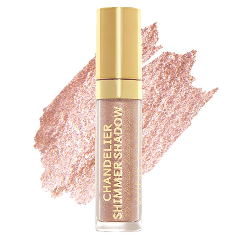 Winky Lux Chandelier Shimmer Cream Eyeshadow - Liquid Glitter Eyeshadow, Long Lasting Crease Free, One Swipe Coverage and Sparkle, Gold, Bottle Pop - Image 1