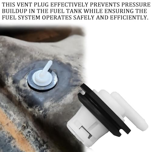 QQWD 1 PC Fuel Tank Vent Plug, Fuel Tank Vent Valve and Grommet Kit, 5360058 5360059 Gas Tank Vent Valve Compatible with Jeep Wrangler, Ford 1980-1996 F150 F250, 1980-1997 F350 - Image 4