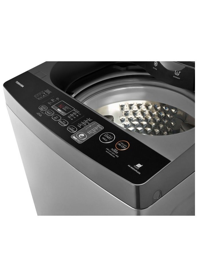 Toshiba - Top Load - Washing Machine - 11 kg AW-UK1100HUPEG(SK) Silver - Image 3
