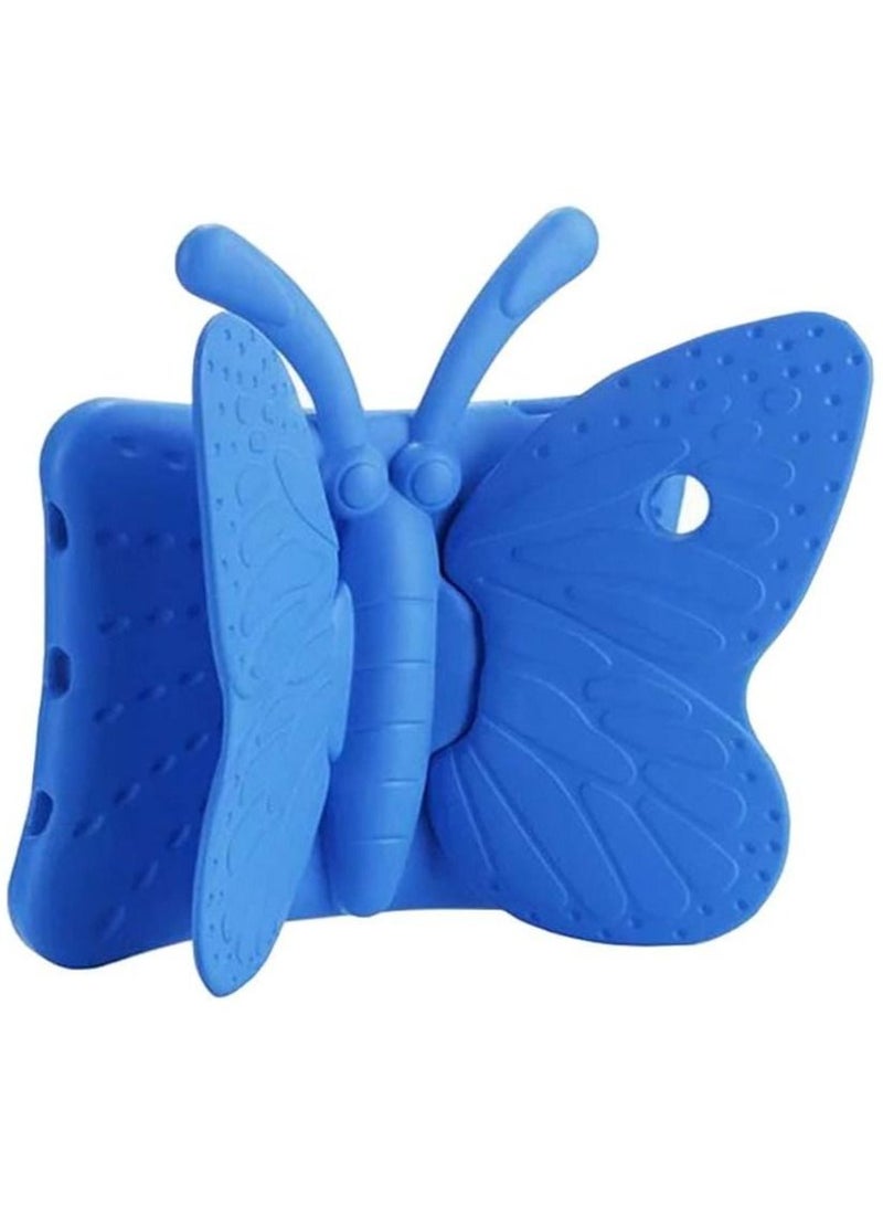 Raxoom iPad 6th Generation Case for Kids, iPad 9.7 inch Case, Light Weight Shockproof EVA Foam Protective Tablet Stand Cover Holder for Apple iPad Air/ Air 2 iPad 9.7 2017/ 2018 - Cute Butterfly, Blue - Image 2