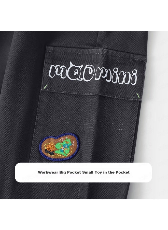 Mqdmini Kids Spring Outdoor Cargo Pants Boys Girls Fashion Woven Trousers - Image 4