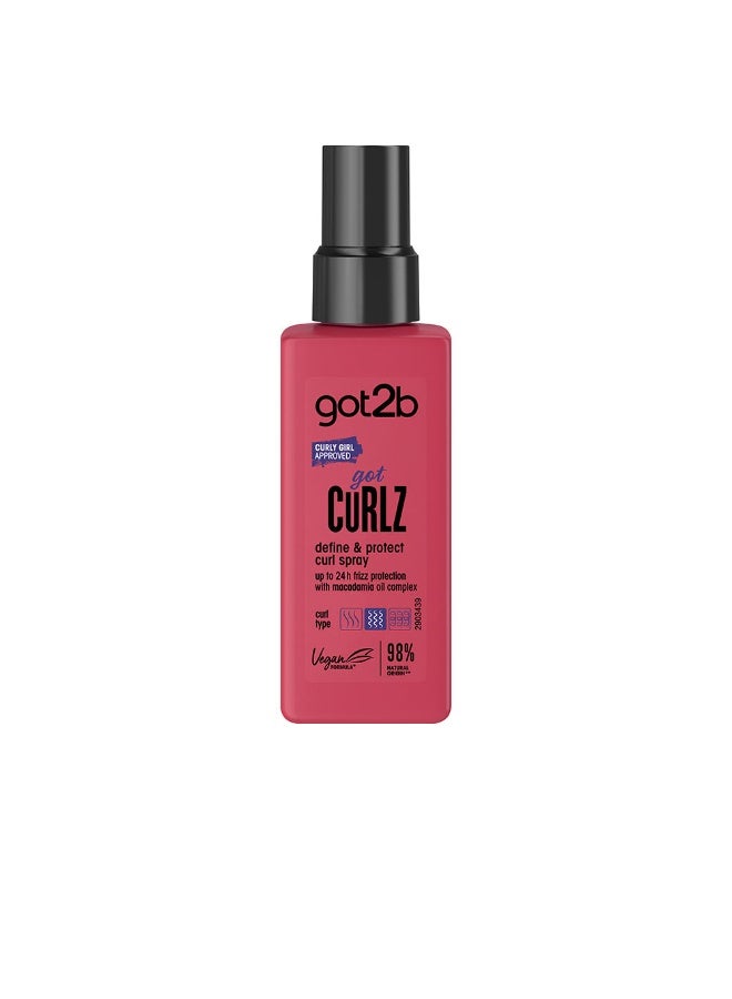 Schwarzkopf Got2B Got Curlz Define & Protect Curl Spray 150ml - Image 1