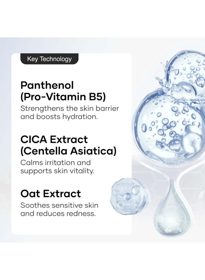 Cureskin Deep Nourish Hydrating Face Sheet Mask with Panthenol, Cica Extract & Oats Bran | Intense Moisture, Glow & Soothing Care | Pack of 1 - Image 2