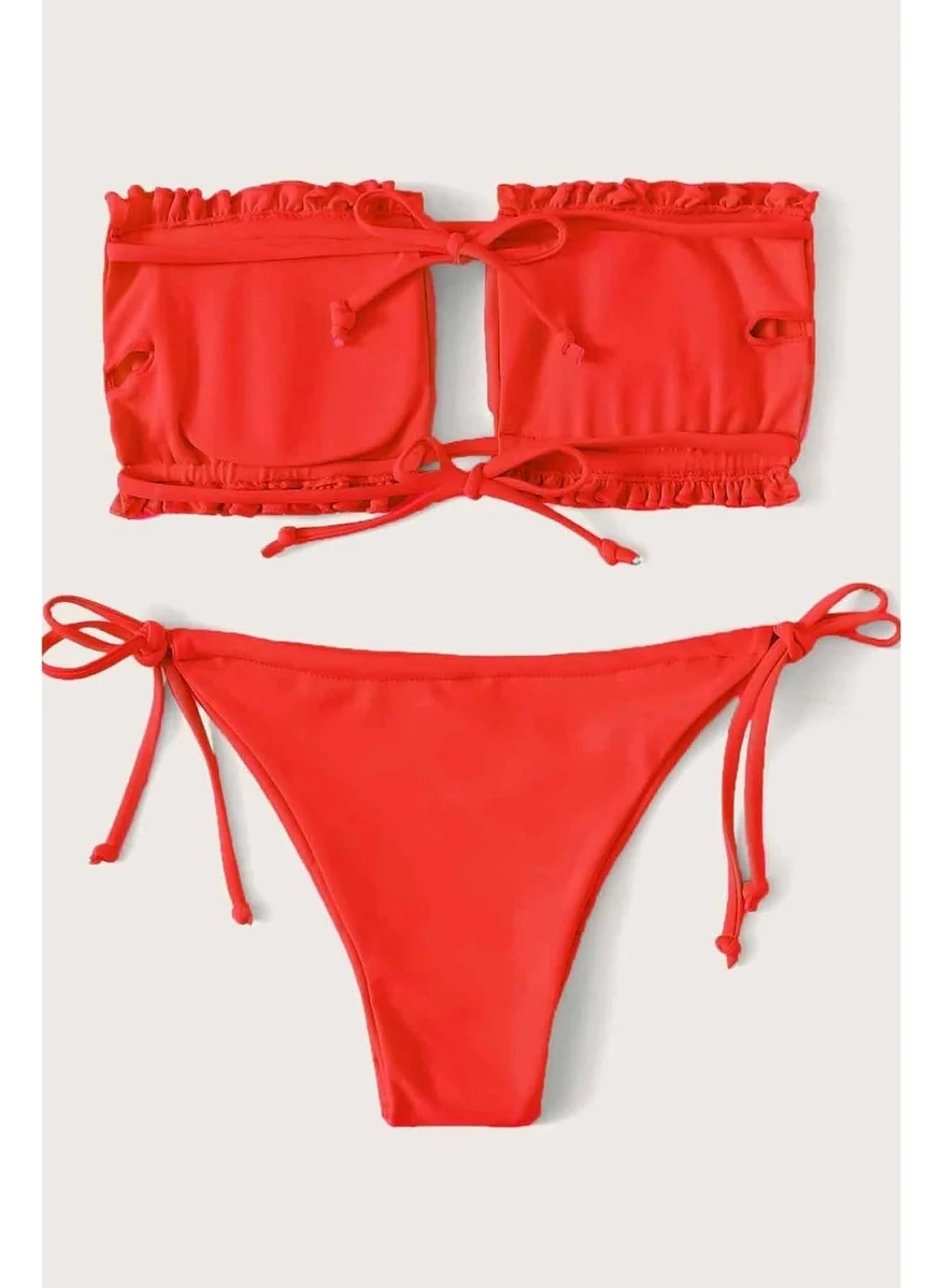 انجلسين Brazilian Model Drawstring Bikini Bottom