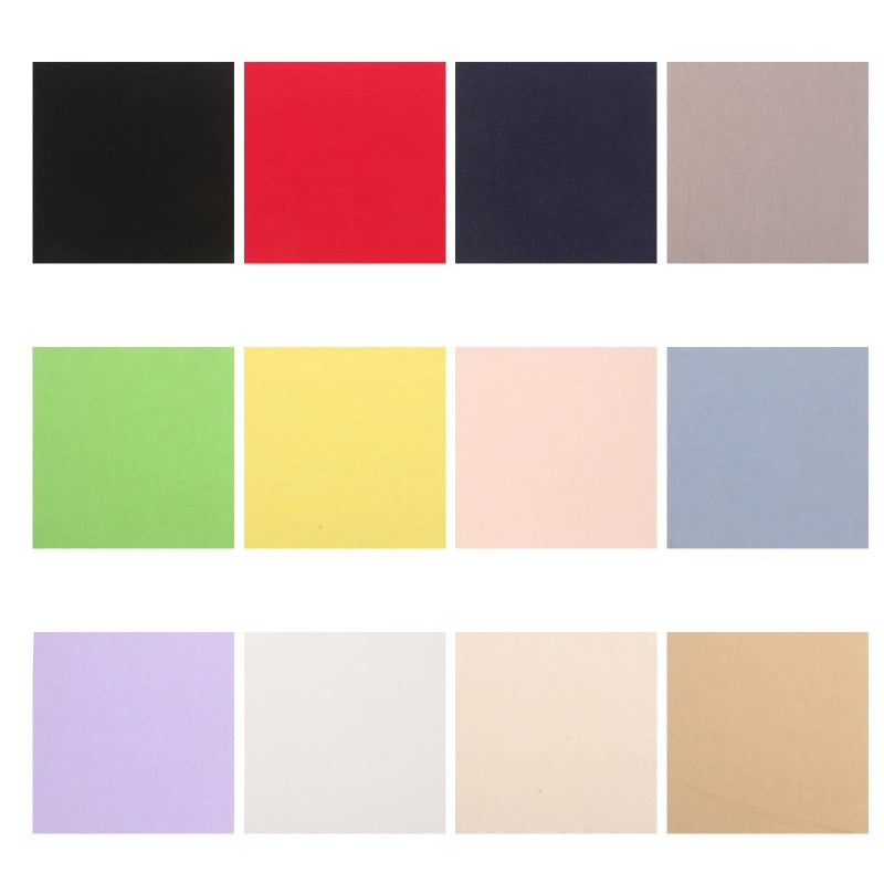 12pc Embroidery Fabric Squares 5.9 Inch Natural Cotton Cloth Hand Sewing Supplies - Image 2
