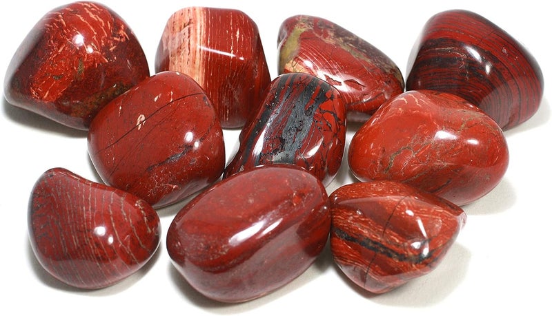 Red Jasper Tumble Stone (20-25mm) - Pack of 5