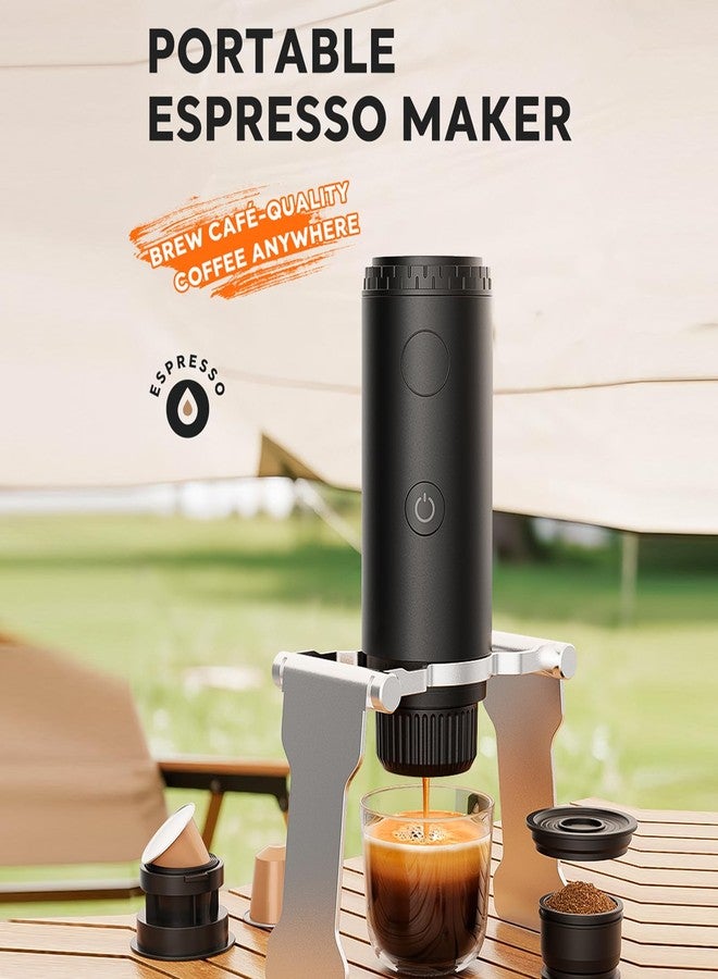 Irishom Electric Coffee Machine Capsule and Powder 2 in 1 Coffee Maker with 20 Bar Pressure 7800mAh Battery Rechargeable - Image 3
