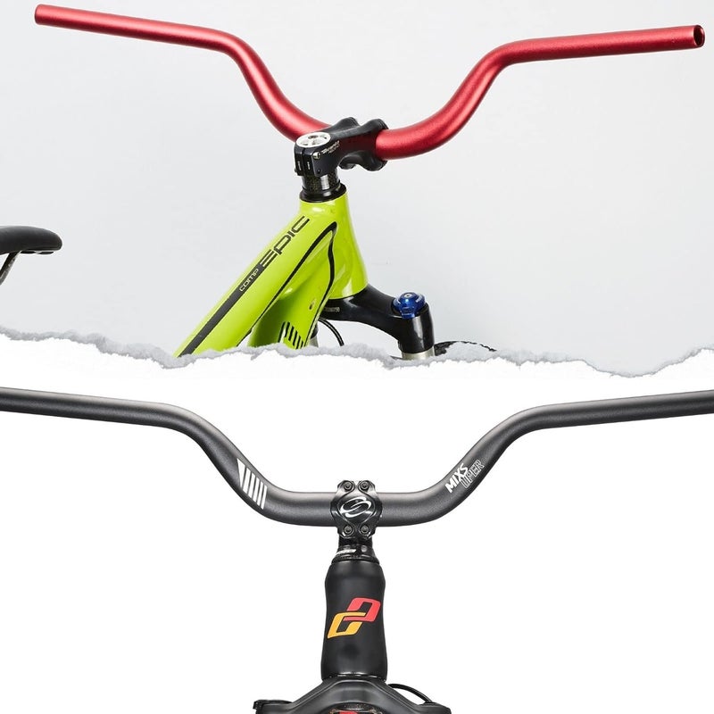 Mixsuper Mountain Bike High Riser Handlebar 31.8mm Length 720mm Rise 90mm Aluminium Alloy MTB Handlebar Black - Image 5