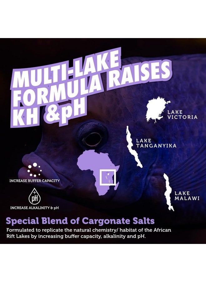فريتز أكواتيكس تركيبة Fritz Aquatics Rift Lake Cichlid Buffer Multi-Lake التي ترفع مستوى KH ودرجة الحموضة (3 أرطال)  - Image 3
