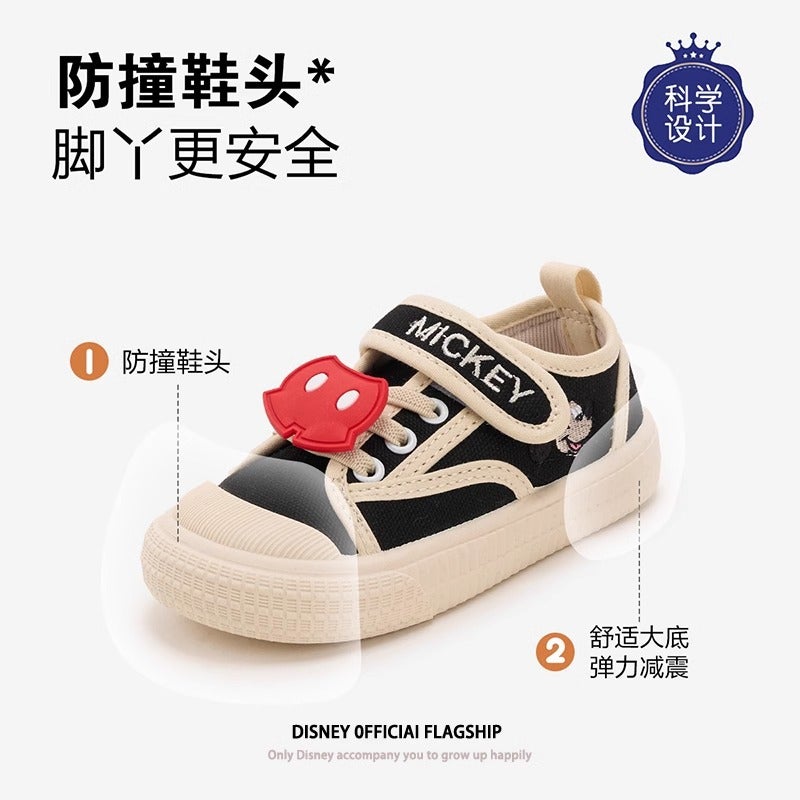 Disney Baby Canvas Shoes 2025 Boys Kindergarten Indoor Shoes Children'S Non-Slip Children'S Toddler Shoes - Image 4