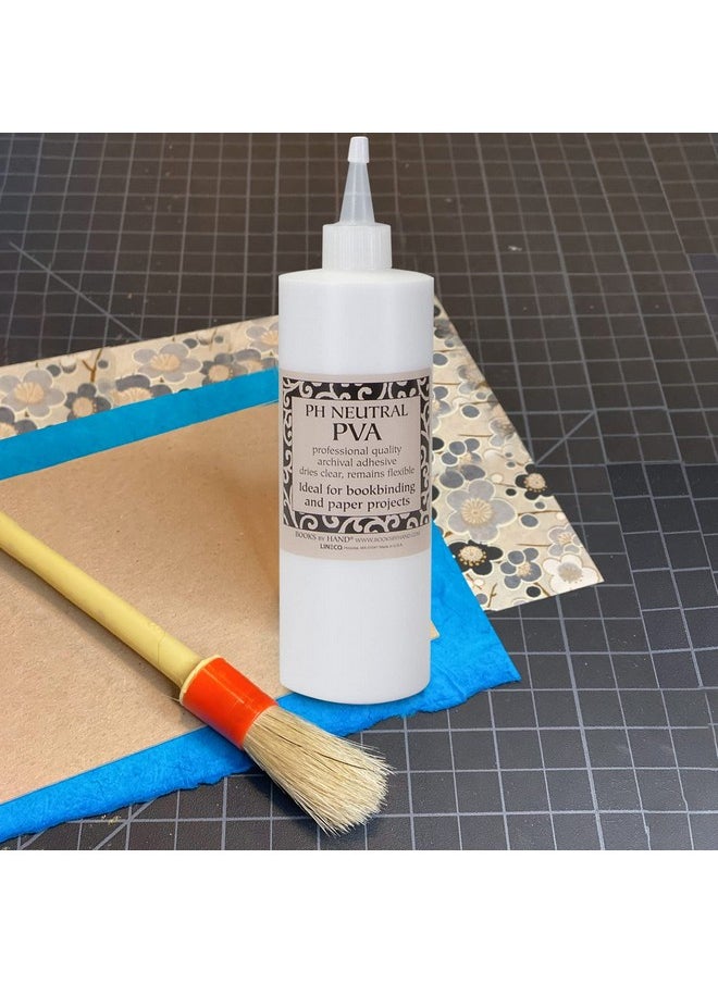 Lineco Lineco Books by Hand pH Neutral Adhesive, Archival Quality Acid-Free Dries Clear and Quick Water Soluble Lay-Flat Property, 16 Ounces (Set of 2)  - Image 5