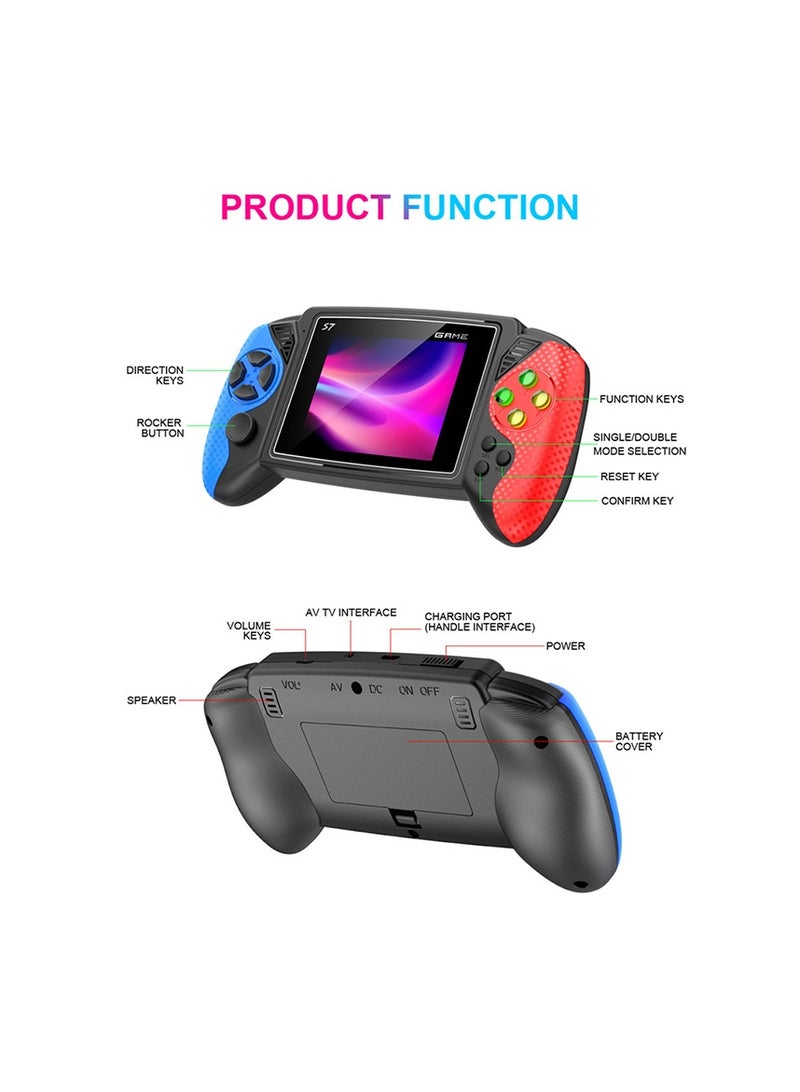 S7 Large Screen Retro Handheld Game Console – Built-in 620 Classic Games, TV Connection, Arcade Style, Portable Gaming Player  - Image 2