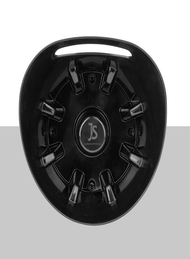 JS Jackson Supplies Universal Black Plastic Drip Tray for Toilet Plunger - Image 4
