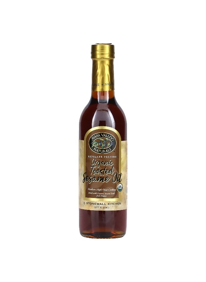 napa valley naturals Napa Valley Naturals, Organic Toasted Sesame Oil, 12.7 fl oz (375 ml)  - Image 1