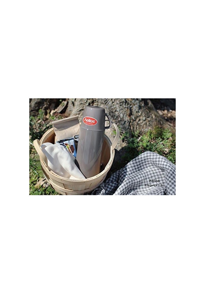 Helios Tabletop Thermos Elegance 500ml - Olive Green - Image 2