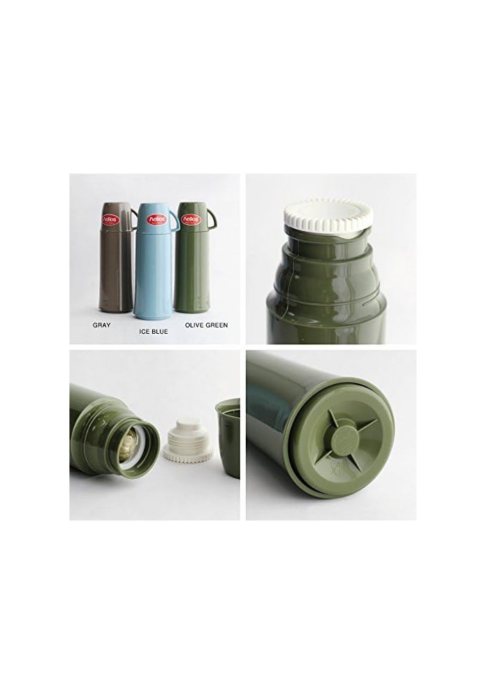 Helios Tabletop Thermos Elegance 500ml - Olive Green - Image 3