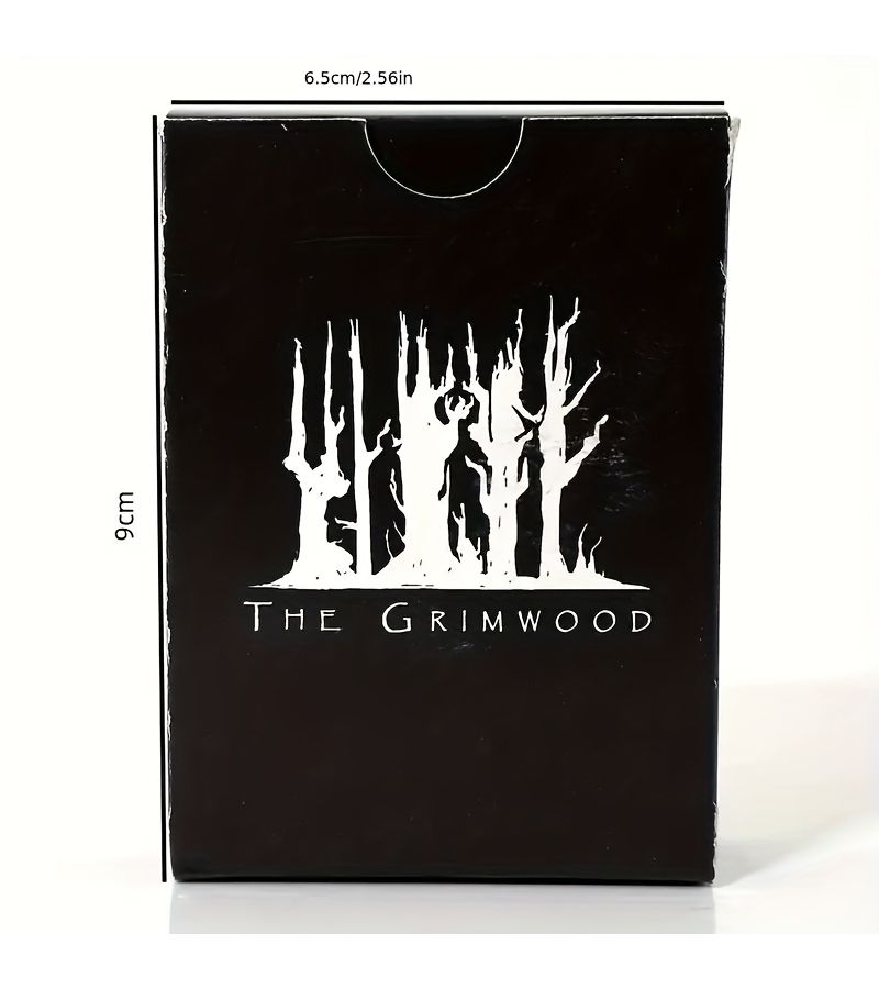 Grimwood Forest Witch Strategy Card Game Spooky Halloween Themed Board Game With Raven Cross Design 2 68 x 3 54 Box Paper Material Perfect For Family Friend Gatherings Intricate Artwork Set Of 1 - Image 2