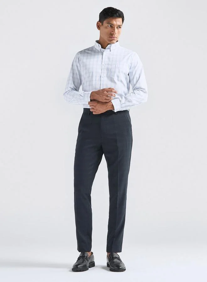 سبلاش فيڤ بنطلون مربعات بقصّة عادية وخصر مرن وجيوب