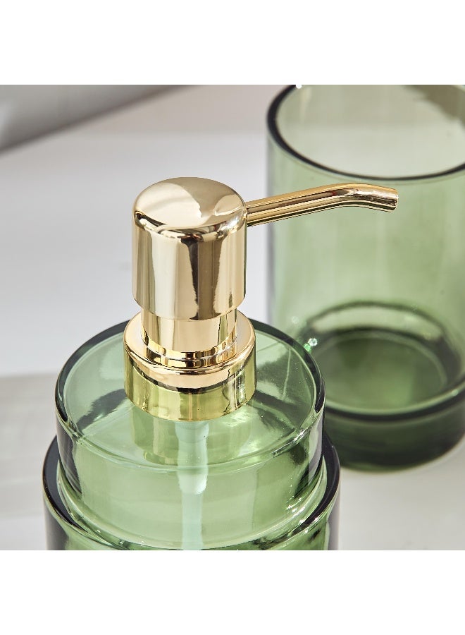 Home Box Geo 3-Piece Glass Bathroom Accessory Set  - Image 4