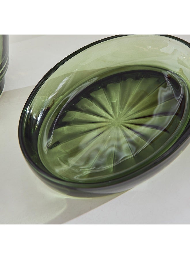 Home Box Geo 3-Piece Glass Bathroom Accessory Set  - Image 5