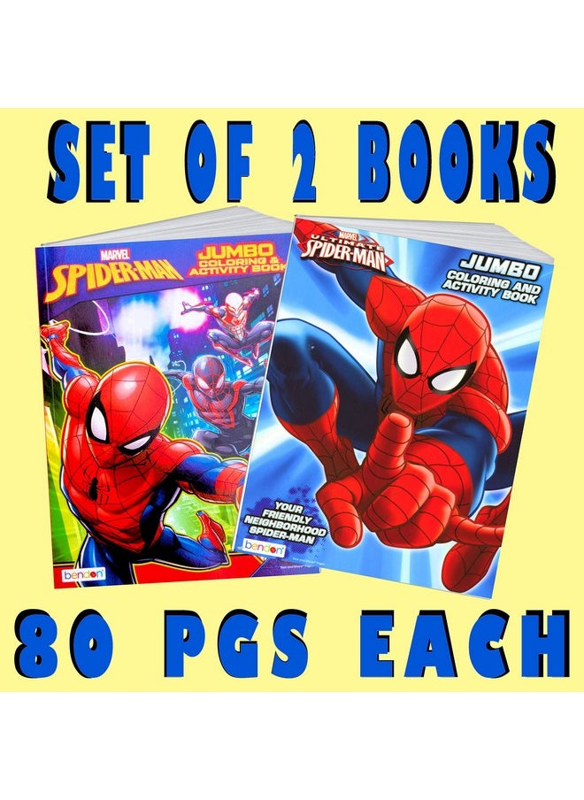 Marvel Comics Spider Man Coloring & Activity Book Set 2 Books  - Image 2