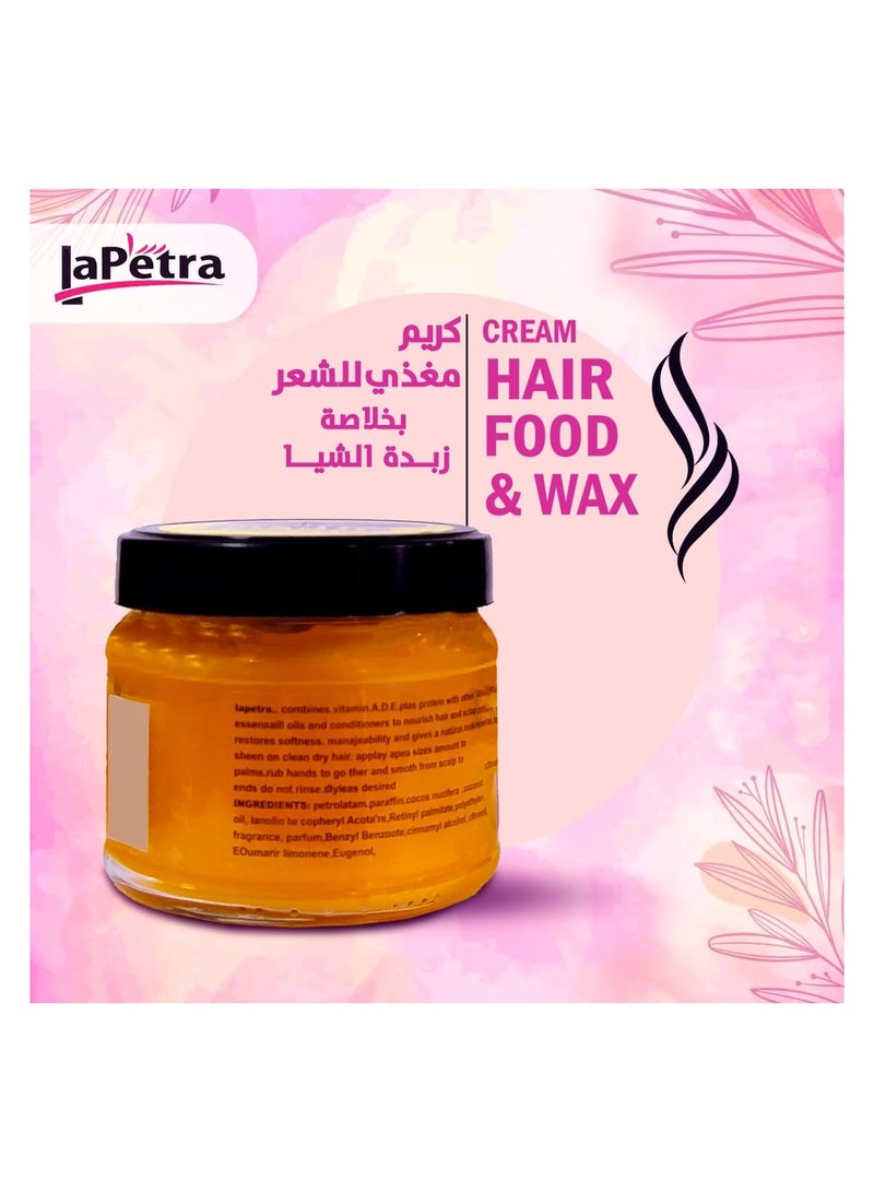 Lapetra Cream Hair Food & Wax Shea Butter 330g - Image 3