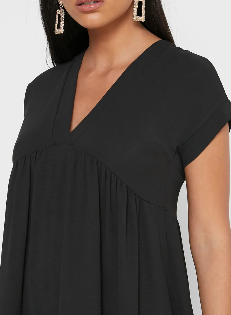 QUIZ Tiered Smock Dress