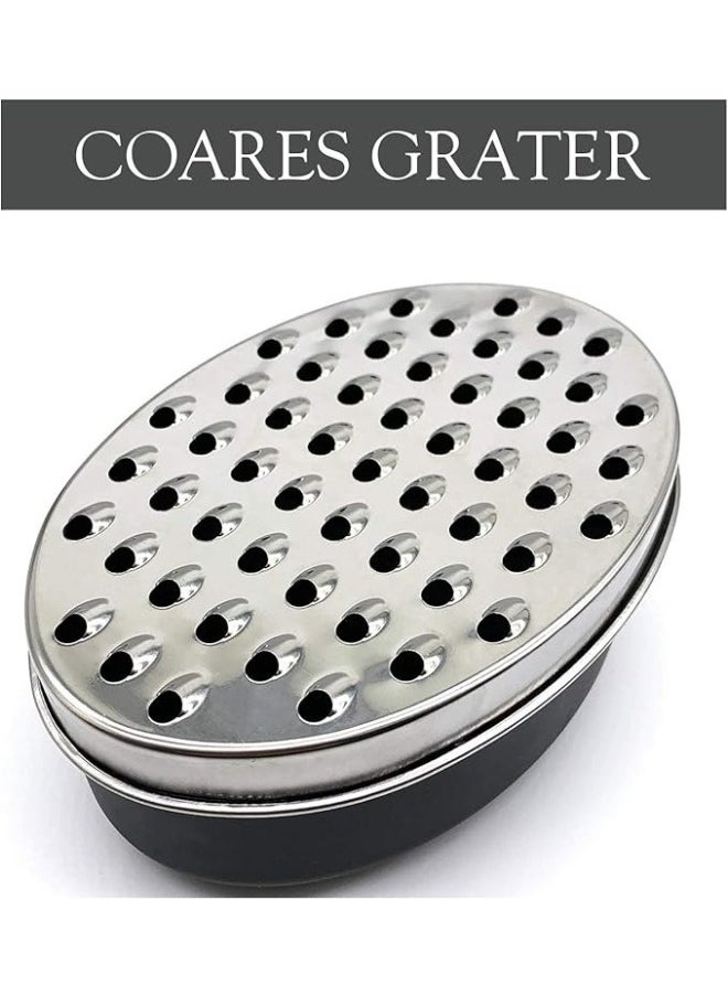 Generic - Multifunctional Grater with Container and Lid Perfect for Cheese, Vegetables, Butter (Random Color) - Image 1