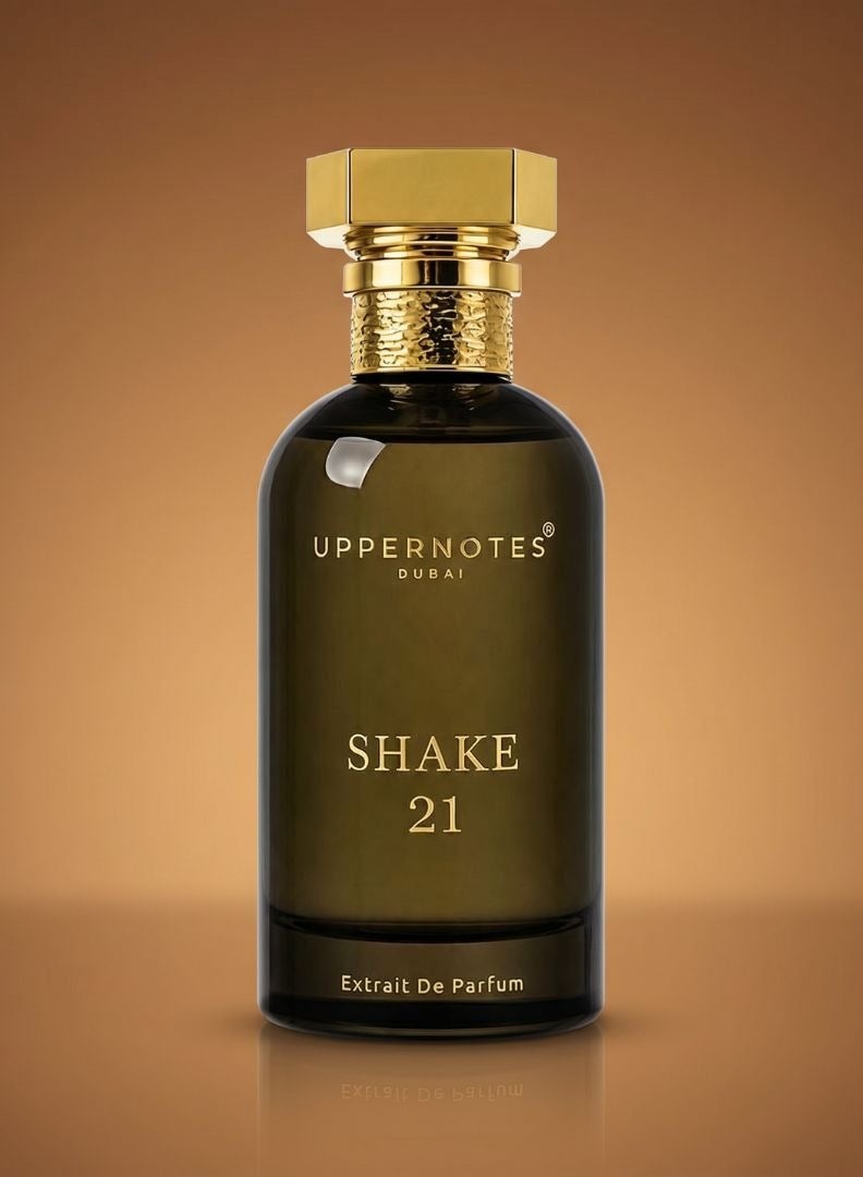 UpperNotes Shake 21 Extrait de Parfum for Men 100ml | Bergamot, Pineapple, Black Currant, Birch, Musk & Ambroxan | Fresh Fruity Woody Long-Lasting Everyday Fragrance UAE