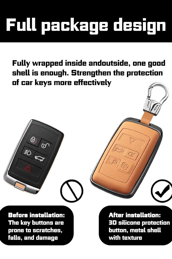 Car key protector, a suitable for Land Rover car key protector, perfectly wraps car keys, high-end, wear-resistant. - Image 2