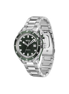 HUGO BOSS HUGO BOSS WATCH ROUND ANALOG MEN'S DARK GREEN CASE WATCH - 1514178  - Image 1