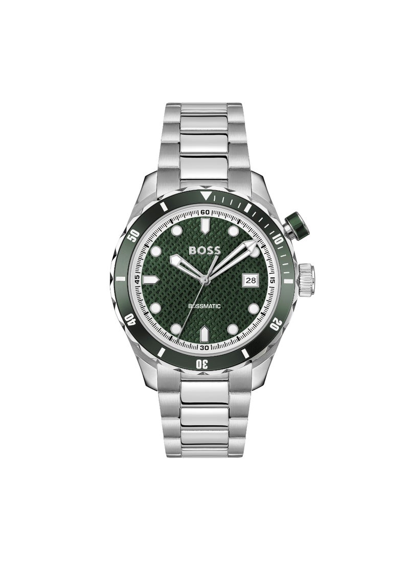 HUGO BOSS HUGO BOSS WATCH ROUND ANALOG MEN'S DARK GREEN CASE WATCH - 1514178  - Image 2