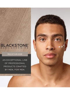 BLACKSTONE Blackstone Men's Grooming Refresh Facial Moisturizer with Vitamin E, Peppermint & Hyaluronic Acid - Lightweight & Non-Greasy | Restores Dry Skin | Paraben & Cruelty Free | USA Made, Sandalwood (8 oz)  - Image 2
