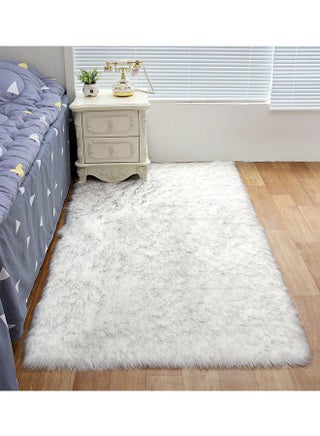 Modern Fluffy Long Pile Area Rug Non-Slip, Super Soft Decor Contemporary Carpet 90*180 Cm - pzsku/Z63E34B368176F2E9ED2CZ/45/_/1716190166/ff658bd1-abac-4841-81d4-b04e9ce3c542
