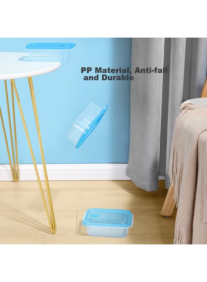 Maryya Meili Ya Disposable Food Containers 580ml*4 Set, Food-grade Fresh-keeping Picnic Portioning Takeout Containers With Lids, Microwave Safe - Image 3