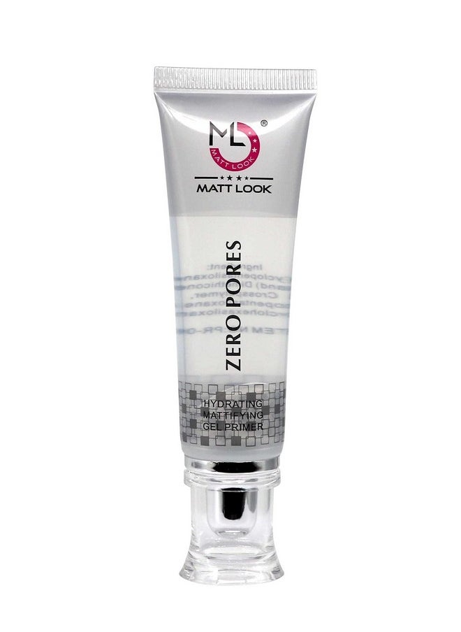 matt look Mattlook Zero Pores Hydrating Mattifying Gel Primer, (30Ml)  - Image 1