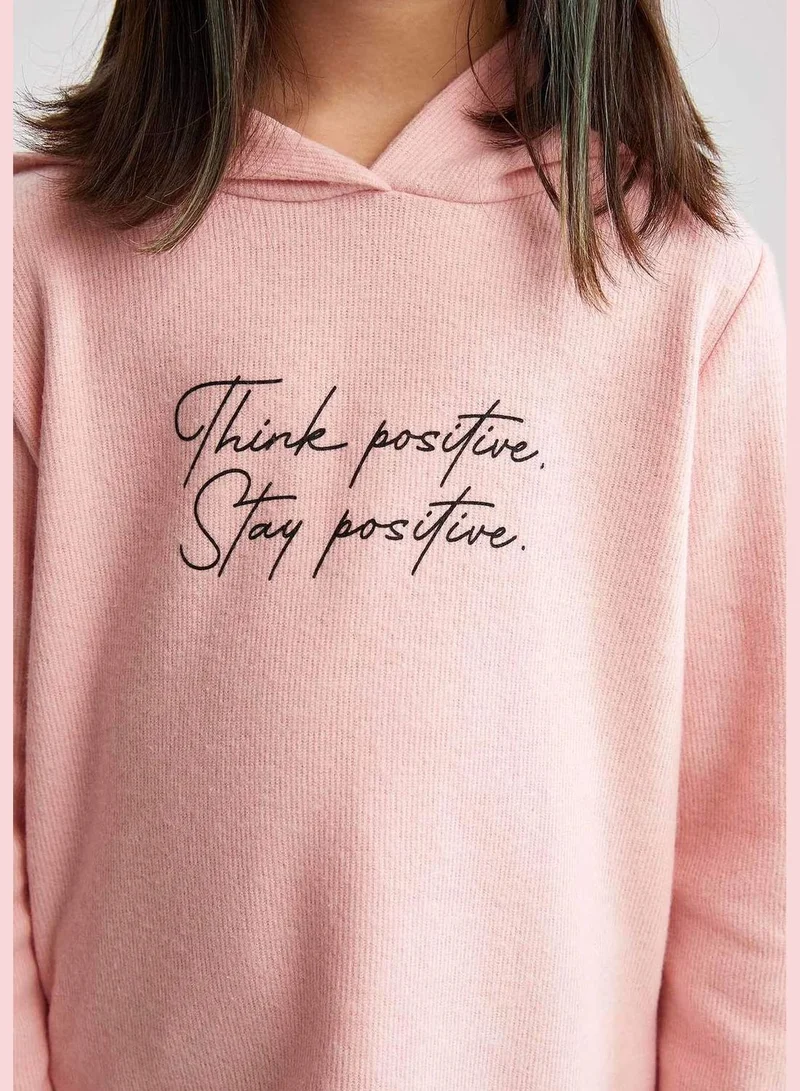 DeFacto Girl Regular Fit Crew Neck Sweat Shirt