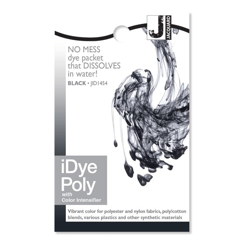 Jacquard iDye Black Fabric Dye for Textiles Using Natural Fibres14g No Mess Packet