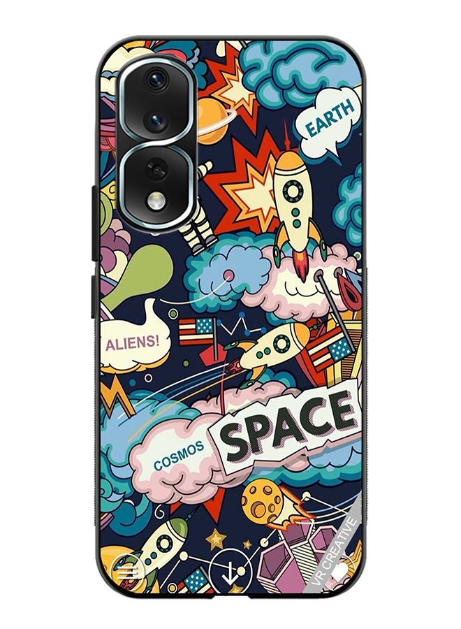 VR CREATIVE Protective Case Cover For Honor 80 Pro Space Design Multicolour - Image 1