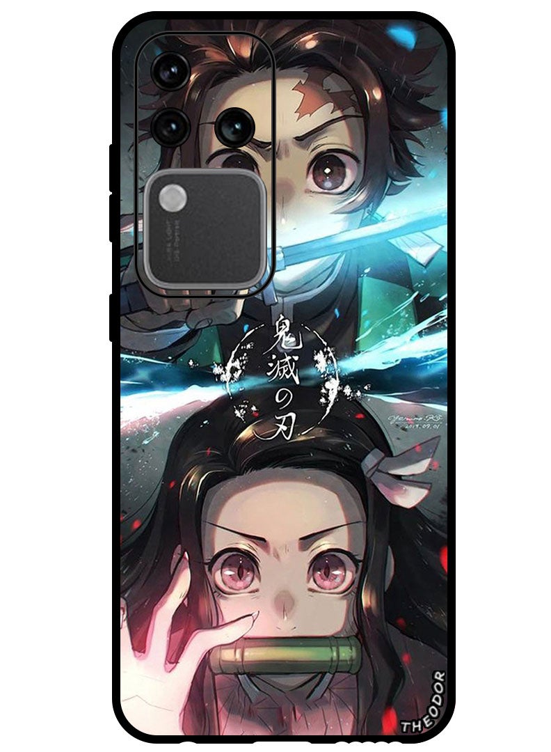 Theodor Protective Case Anti Scratch Shock Proof Bumper Cover For Vivo S18 Pro Animation Tanjiro - Image 1